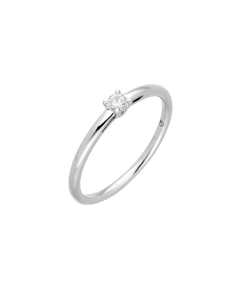 Encantus Solitaire Joia Anel Ouro 19.2K e Diamante Mulher R1101010ZWA