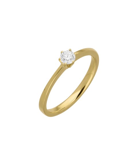 Encantus Joia Anel Ouro 19.2K e Diamante Mulher R1104036XYN Encantus Joia Anel Ouro 19.2K e Diamante Mulher R1104036XYN