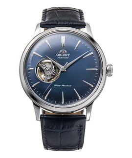 Orient Mechanical Classic Open Heart Relógio Homem RA-AG0005L10B