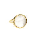 Radiant Mother of Pearl Joia Anel Mulher RY000180