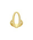 Pereirinha Orbita Joia Anel Ouro 18K e Diamante Mulher RY0004AD4/01