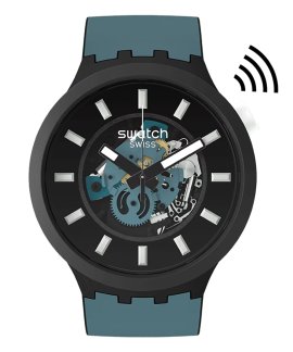 Swatch Monthly Drops Night Trip Pay! Relógio SB03B111-5300