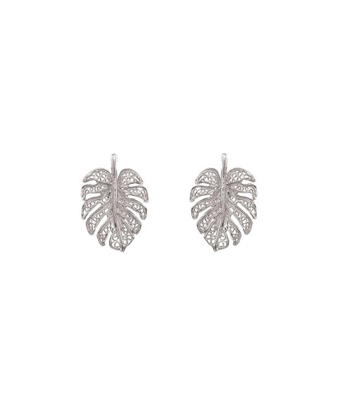 Portugal Jewels Ciclo Monstera Joia Brincos Mulher SECL00121A
