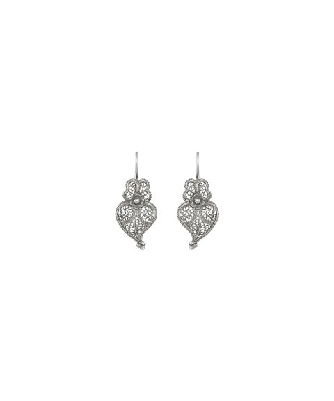 Portugal Jewels Clássicos Coração de Viana Joia Brincos Mulher SECV00075A