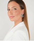 Portugal Jewels Formas Círculos Cortados Joia Brincos Mulher SEFM00203A