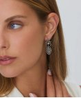 Portugal Jewels Realeza Marcassites Joia Brincos Mulher SEMC00435A