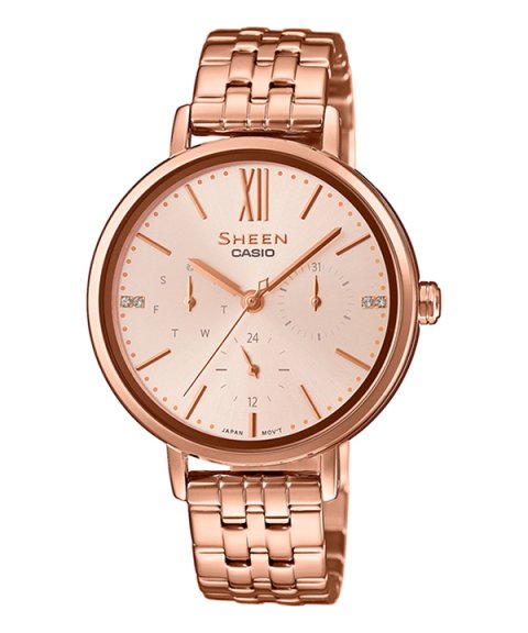 Casio Sheen Relógio Mulher SHE-3064PG-4AUER Casio Sheen Relógio Mulher SHE-3064PG-4AUER