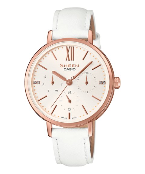 Casio Sheen Relógio Mulher SHE-3064PGL-7AUER Casio Sheen Relógio Mulher SHE-3064PGL-7AUER