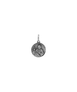 Pereirinha São Judas Tadeu 17mm Joia Pendente Colar Medalha SJT17MM
