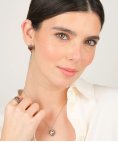 Portugal Jewels Vintage Vermelho Marcassites Joia Colar Mulher SNMC00242R