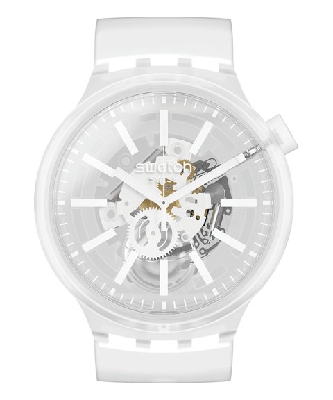 Swatch Big Bold Whiteinjelly Relógio Homem SO27E106 Swatch Big Bold Whiteinjelly Relógio Homem SO27E106