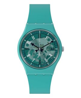 Swatch Photonic Turquoise Relógio SO28G108