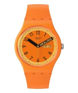Swatch Proudly Orange Relógio SO29O700