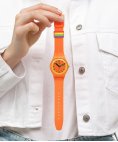 Swatch Proudly Orange Relógio SO29O700