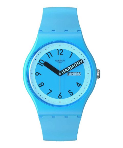 Swatch Proudly Blue Relógio SO29S702