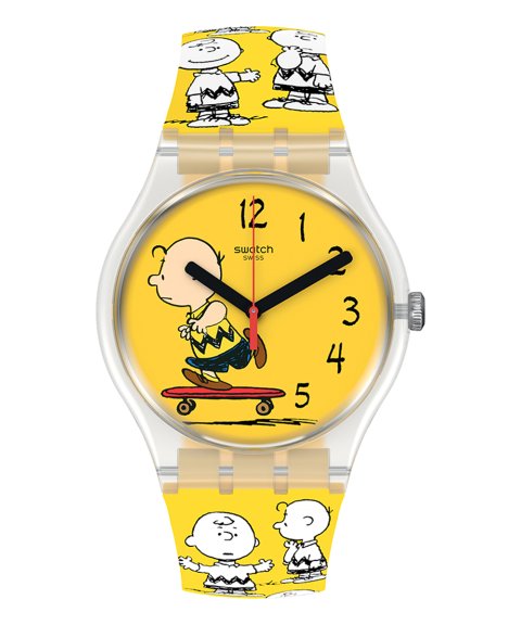 Swatch Peanuts Pow Wow Relógio SO29Z101