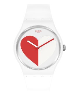 Swatch Half Heart Red Relógio Valentine´s Day SO29Z113