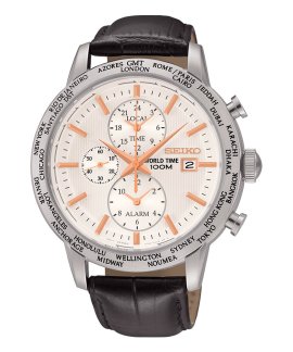 Seiko Neo Sports World Time Relógio Chronograph Homem SPL053P1