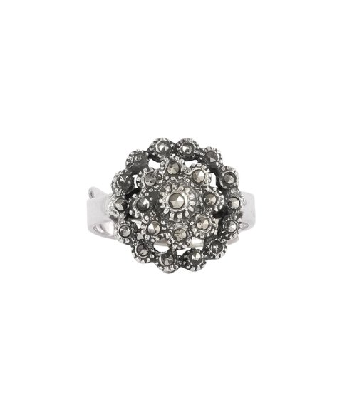Portugal Jewels Pinha Marcassites Joia Anel Mulher SRMC00161A