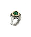 Portugal Jewels Vintage Verde Marcassites Joia Anel Mulher SRMC00264G