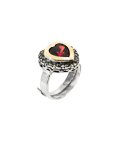 Portugal Jewels Vintage Vermelho Joia Anel Mulher SRMC00264R