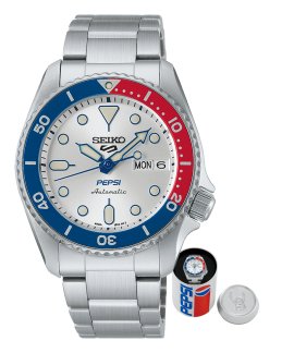 Seiko 5 Sports x Pepsi Edição Limitada Relógio Homem SRPL99K1