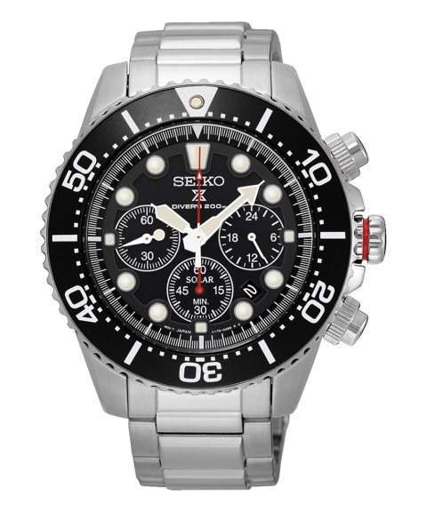 Seiko Prospex Solar Diver´s Relógio Cronógrafo Homem SSC015P1 Seiko Prospex Solar Diver´s Relógio Cronógrafo Homem SSC015P1