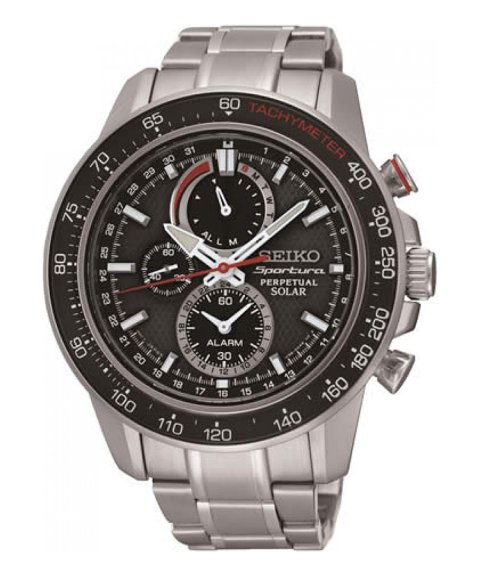 Seiko Sportura Solar Relógio Chronograph Perpetual Calendar Homem SSC357P1 Seiko Sportura Solar Relógio Chronograph Perpetual Calendar Homem SSC357P1