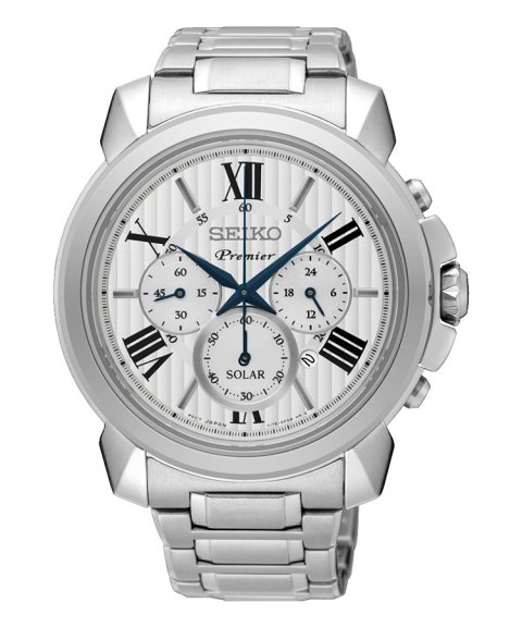 Seiko Premier Solar Relógio Chronograph Homem SSC595P1 Seiko Premier Solar Relógio Chronograph Homem SSC595P1