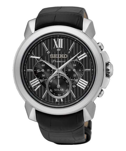 Seiko Premier Solar Relógio Chronograph Homem SSC597P2