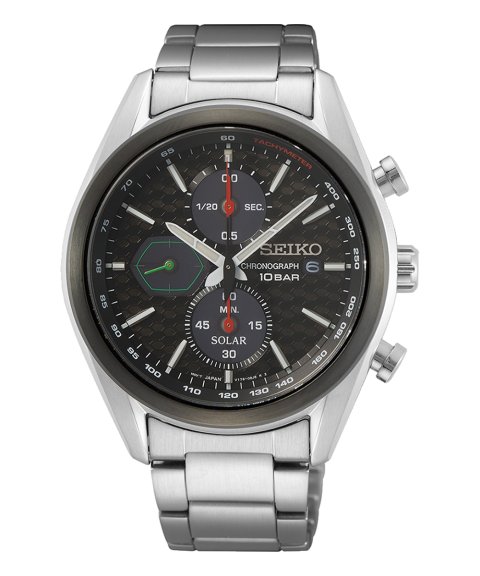 Seiko Macchina Sportiva Solar Relógio Cronógrafo Homem SSC803P1