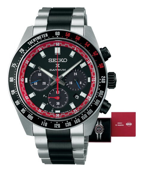 Seiko Prospex Speedtimer Edição Limitada Datsun 240Z Relógio Cronógrafo Solar Homem SSC957P1