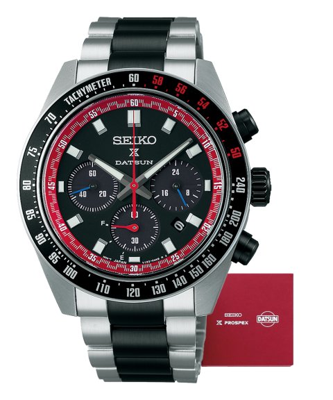 Seiko Prospex Speedtimer Edição Limitada Datsun 240Z Relógio Cronógrafo Solar Homem SSC957P1