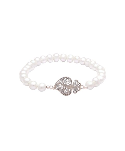 Portugal Jewels Clássicos Coração de Viana Joia Pulseira Mulher SSCV00095W