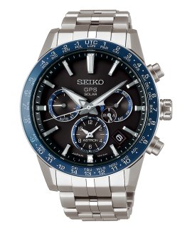 Seiko Astron 5X GPS Solar Titanium Relógio Homem SSH001J1