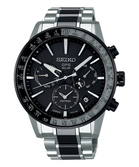 Seiko Astron 5X GPS Solar Titanium Relógio Homem SSH011J1