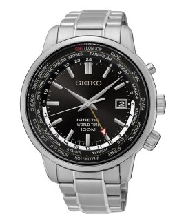 Seiko Kinetic World Time Relógio Homem SUN069P1