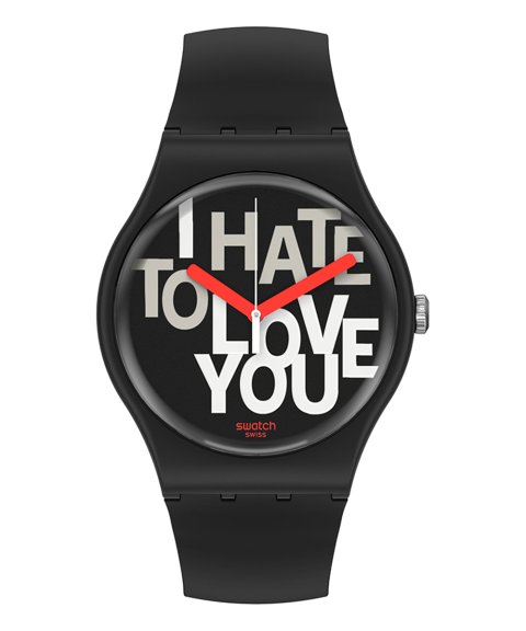 Swatch Hate 2 Love Relógio SUOB185 Swatch Hate 2 Love Relógio SUOB185