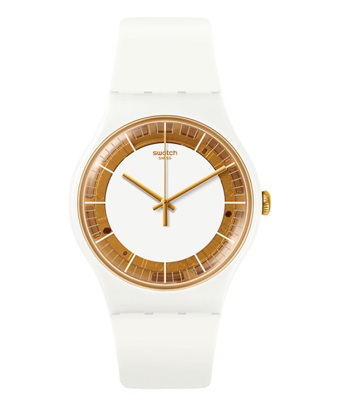 Swatch Think Fun Siliwhite Relógio Mulher SUOW158 Swatch Think Fun Siliwhite Relógio Mulher SUOW158