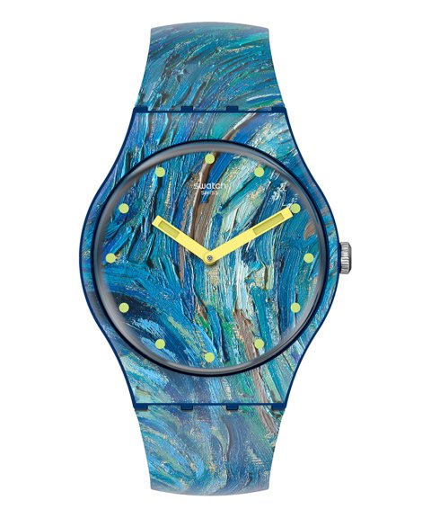 Swatch MoMA The Starry Night by Vincent Van Gogh Relógio SUOZ335