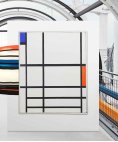 Swatch Centre Pompidou - Red, Blue and White by Piet Mondrian Relógio SUOZ344