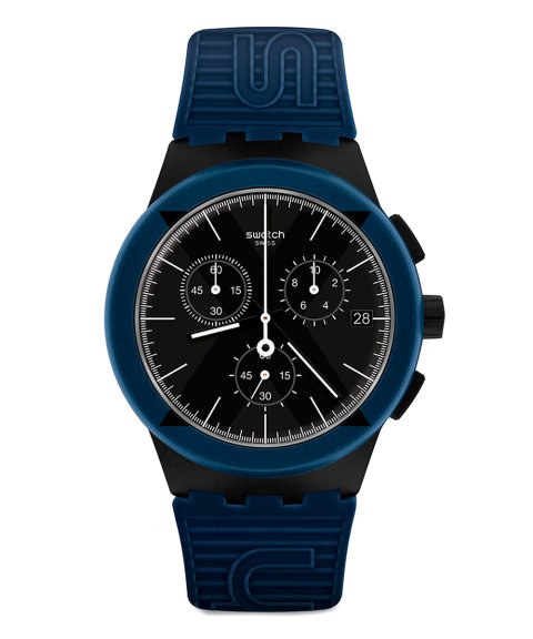 Swatch Bau Swatch X-District Blue Relógio Chronograph Homem SUSB418