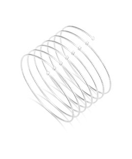 Secrecy Tuscany 7 voltas Joia Pulseira Bangle Mulher SYB10002