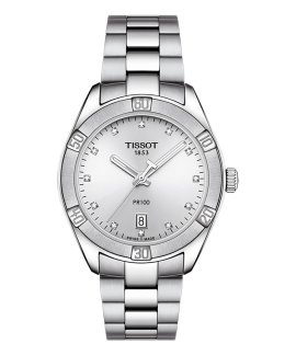 Tissot T-Classic PR 100 Sport Chic Lady Relógio Mulher T101.910.11.036.00