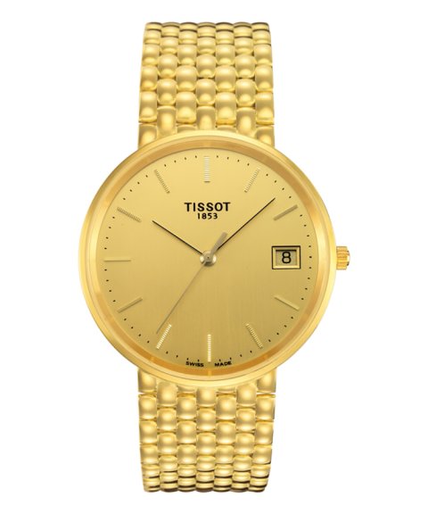 Tissot T-Gold Goldrun Sapphire 18K Gold Relógio Homem T73.3.403.21 Tissot T-Gold Goldrun Sapphire 18K Gold Relógio Homem T73.3.403.21