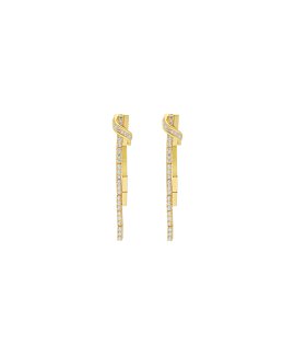 DonaZinda Simone Joia Brincos Ouro 19.2K Mulher TOR01