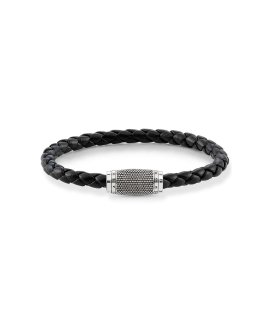 Thomas Sabo Black Kathmandu Joia Pulseira Homem UB0012-823-11