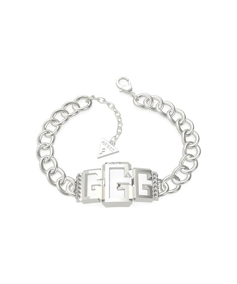 Guess Curb Chain 32mm 3G Logo Joia Pulseira Mulher UBB70022-S Guess Curb Chain 32mm 3G Logo Joia Pulseira Mulher UBB70022-S