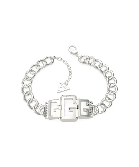 Guess Curb Chain 32mm 3G Logo Joia Pulseira Mulher UBB70022-S