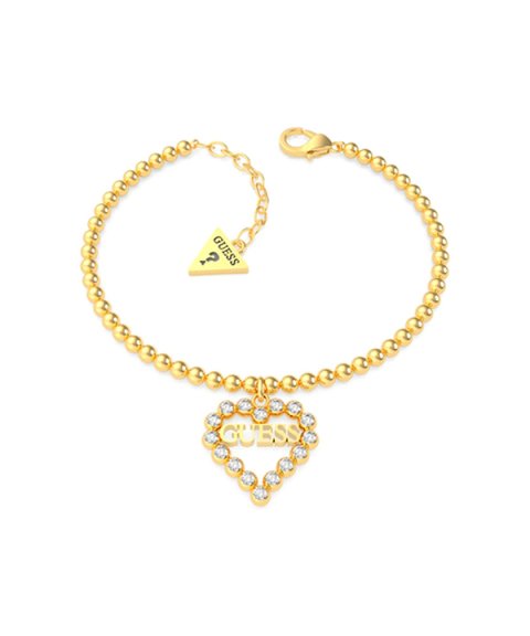 Guess Heart Balls Joia Pulseira Mulher UBB70087-S